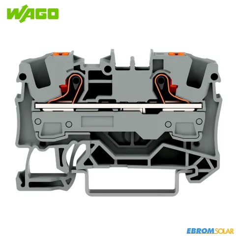 WAGO Durchgangsklemme 6 mm², grau
