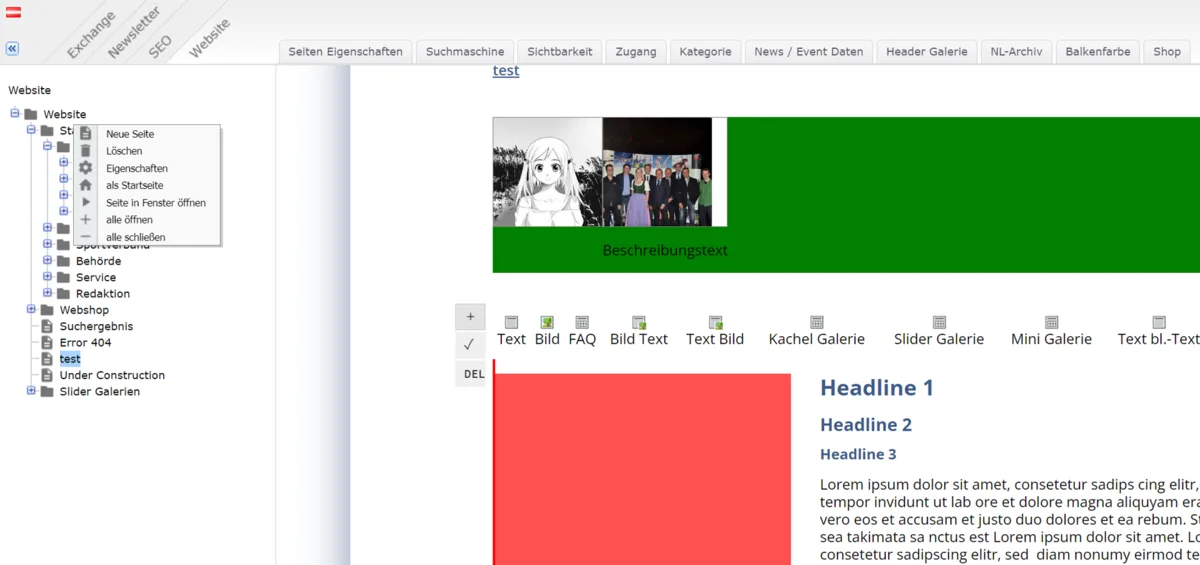 Schabkar CMS in der Verwaltung
